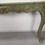 Louis XV style patinated console table