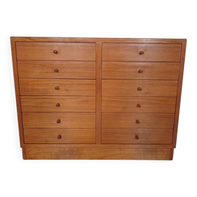 Danish Teak Chest of Drawers, 1960s
