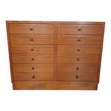 Danish Teak Chest of Drawers, 1960s