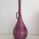 Carafe ou vase pourpre en opaline