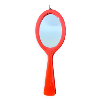 Mirror in the shape of a racquet 60s