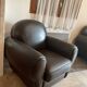 CLUB armchair. Leather.