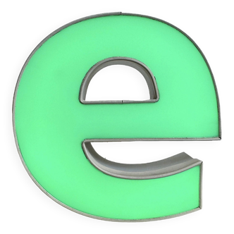 Vintage Illuminated Letter E , 1980s