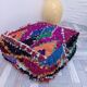 Handmade Berber pouf in wool 60 X 60 X 20 CM
