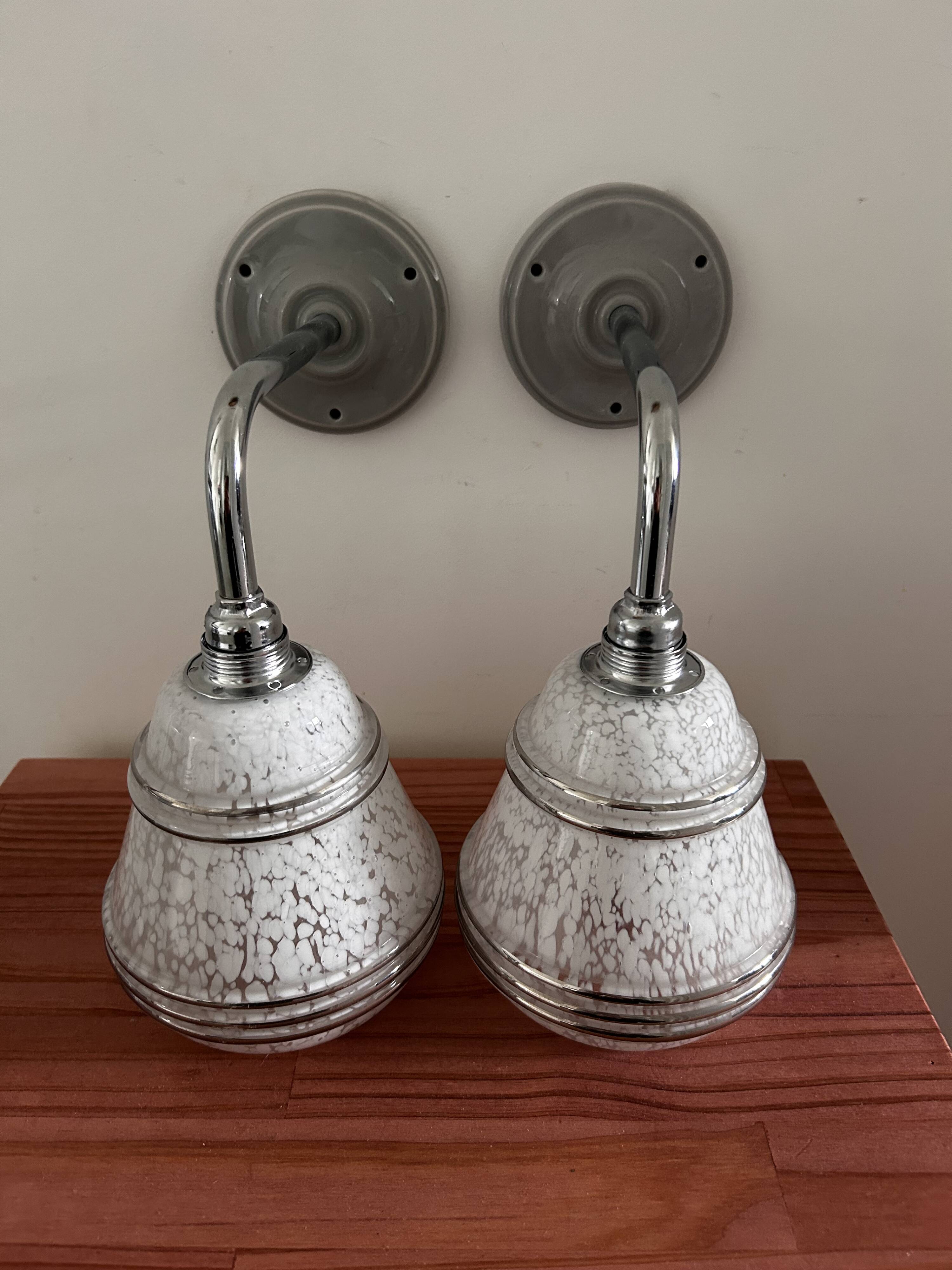 Pair of vintage wall lights