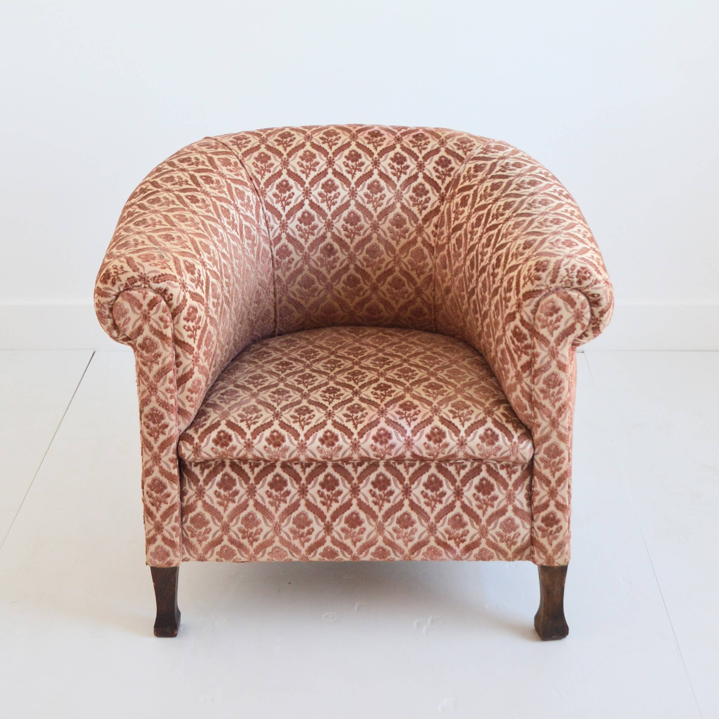 Club armchair 1930s Art Deco vintage