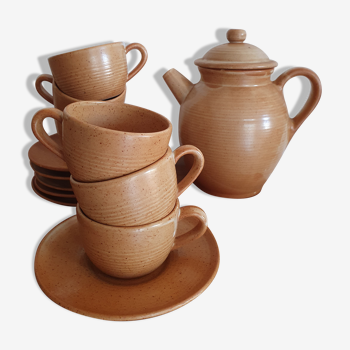 Tea or coffee service "sandstone village"