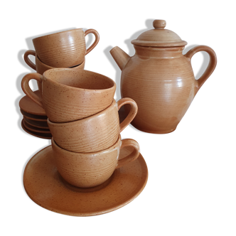 Tea or coffee service "sandstone village"