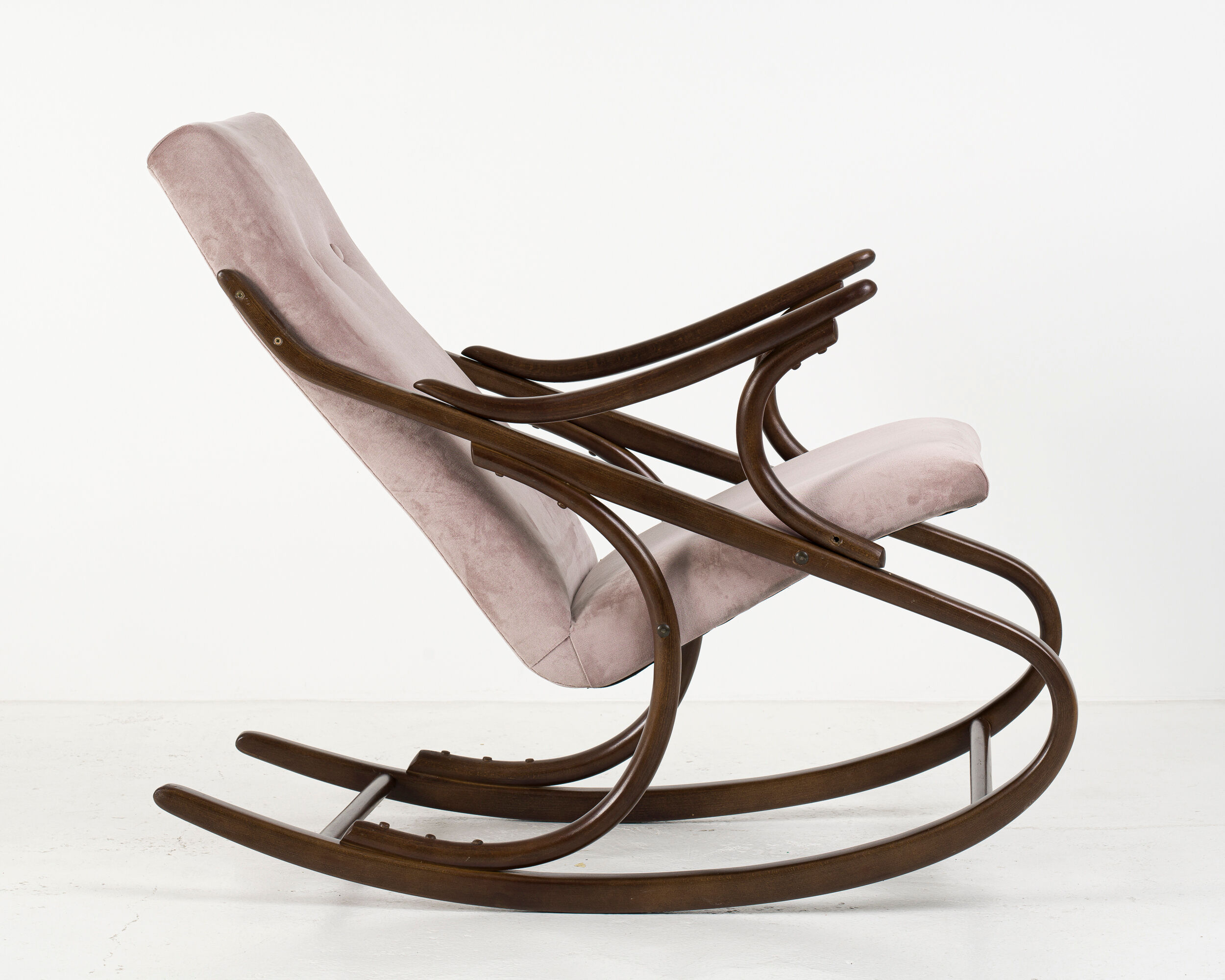 Bentwood rocking chair from TON, 1960s