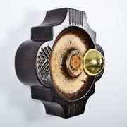 Wall lamp Fisher Leuchten from Germany from the 70s made with the fat lava process