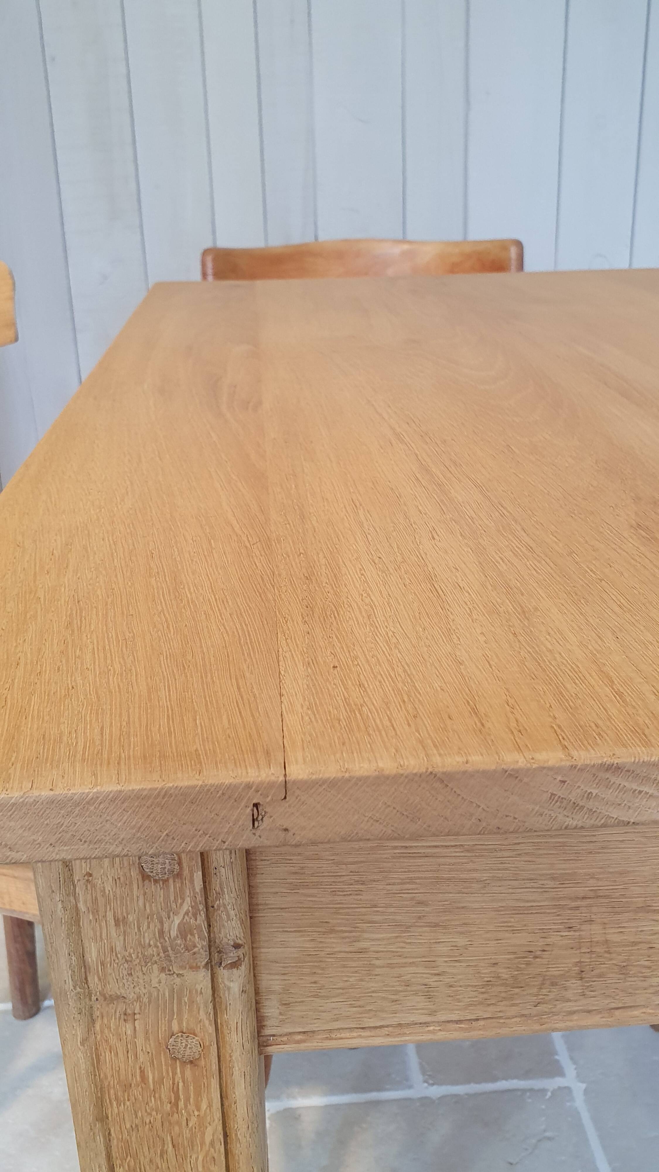 Solid wood kitchen table