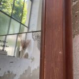 Late 19th XL wooden mirror