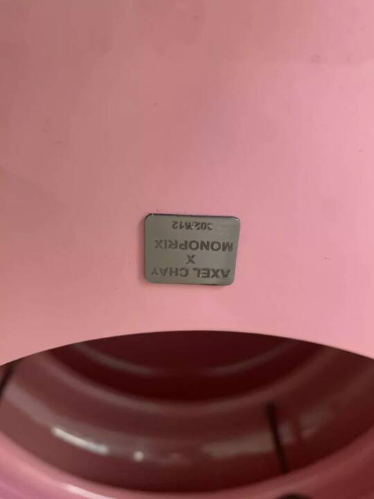 Axel Chay. Barbie pink stool side table