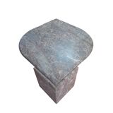 Teardrop marble coffee table