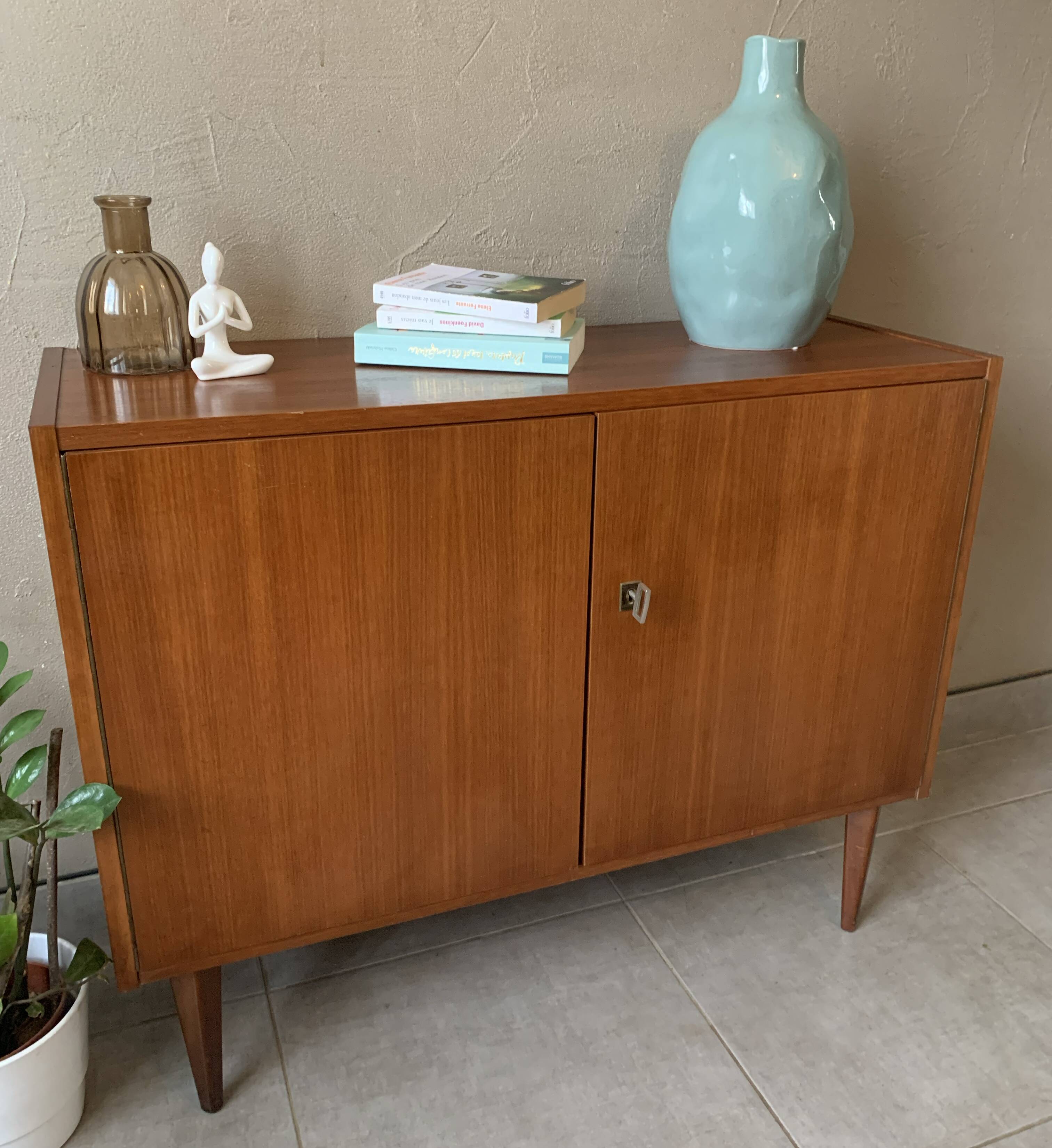 Vintage Scandinavian teak sideboard from the 1960s