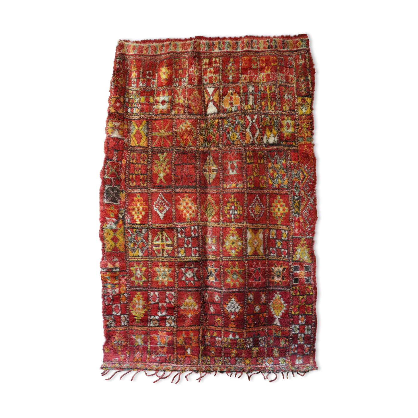 Old moroccan carpet - 214 x 340 cm