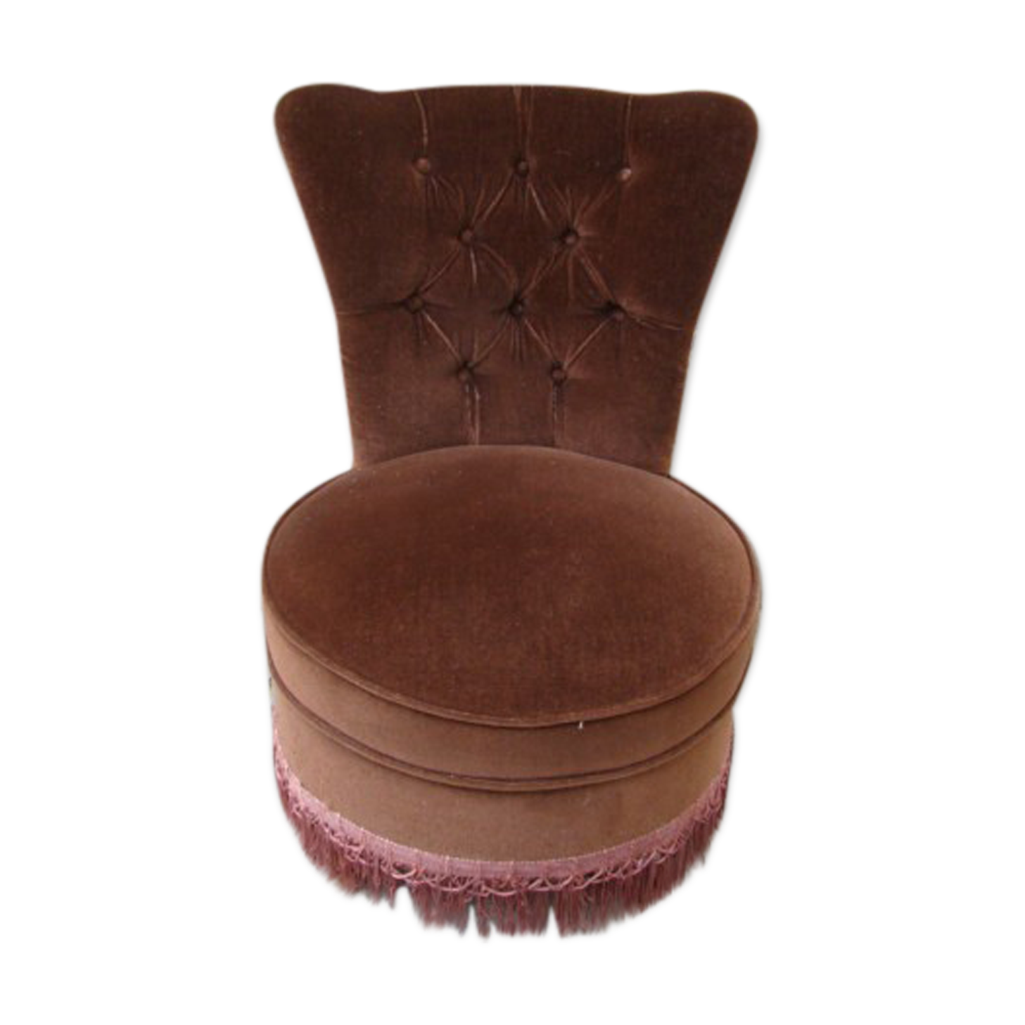 Old brown velvet heater