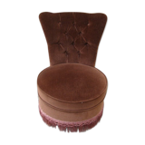 Old brown velvet heater