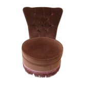 Old brown velvet heater