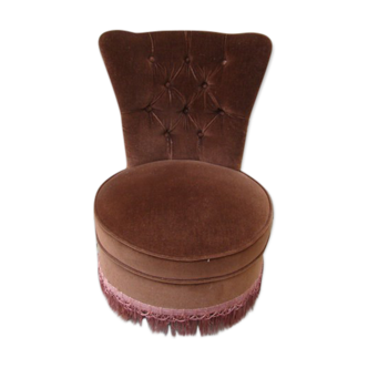 Old brown velvet heater