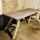 Large rustic country table