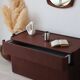 Commode italienne vintage en wengé – design 1970/80