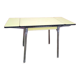 Yellow formica table with extensions