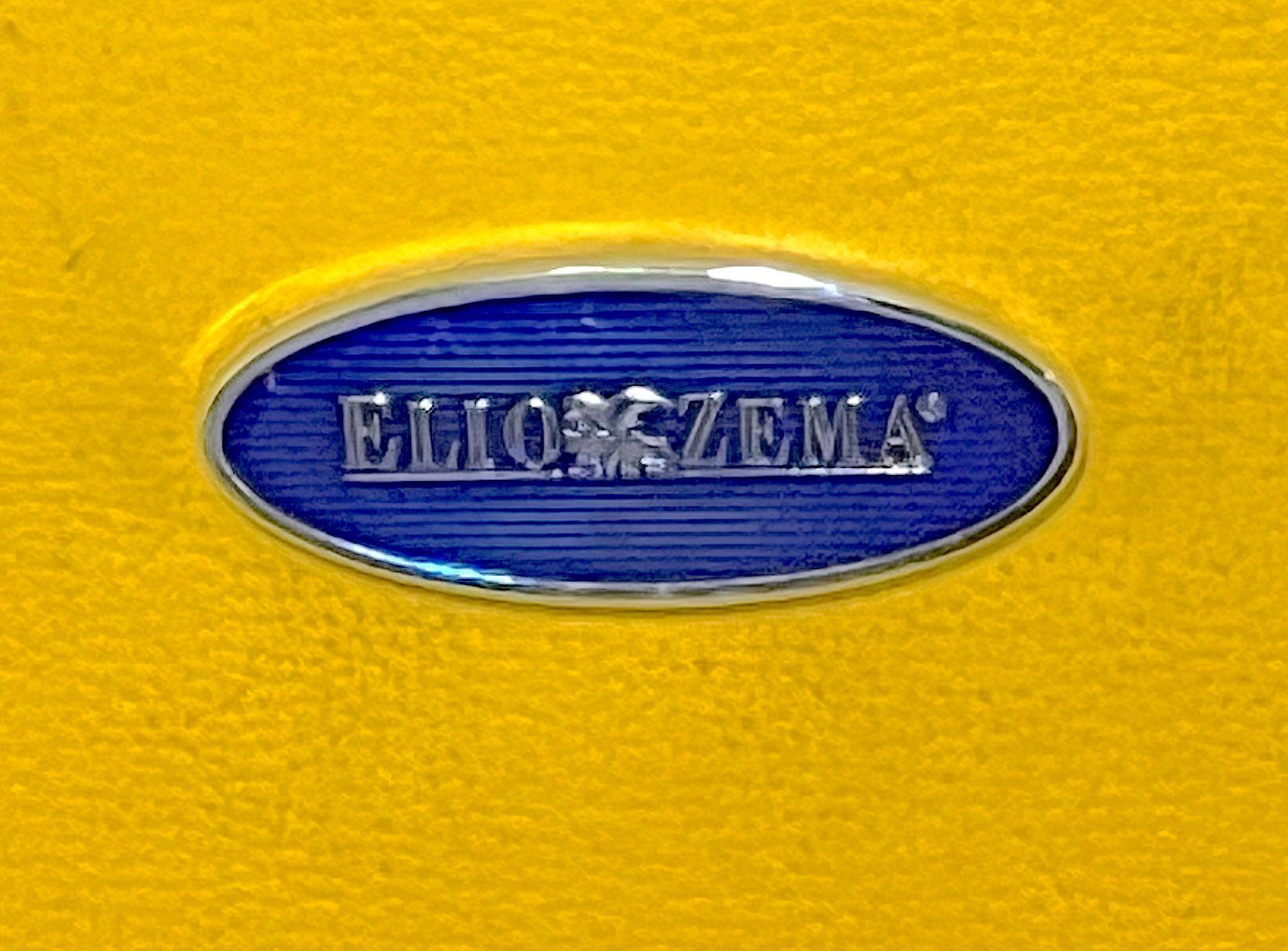 3 chrome & faux leather folding chairs, Elio Zema, Italy 1980s