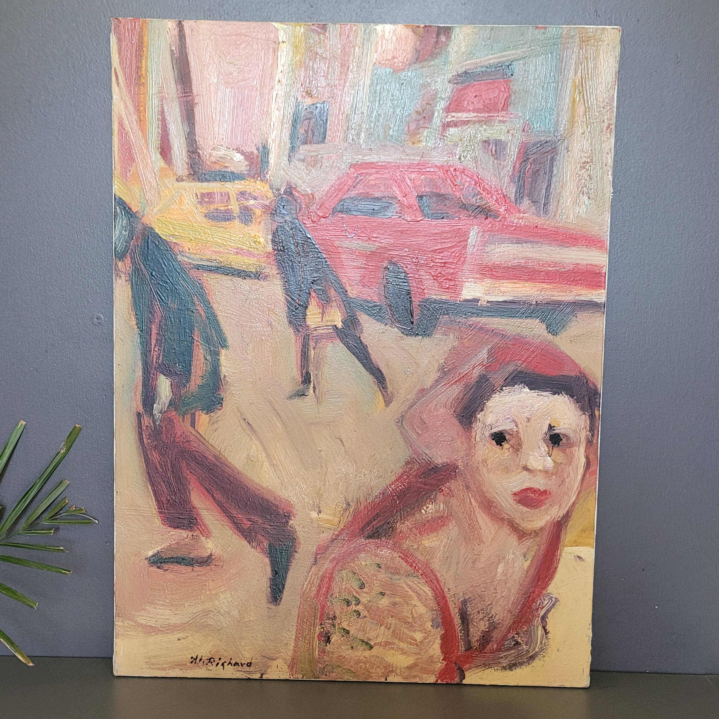 Painting Oil on canvas Alain Richard
