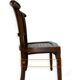 2 chaises coloniales en bois massif, années 1950