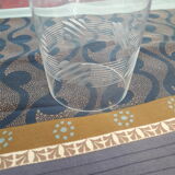 Set of 4 water glasses art deco