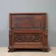 Walnut chest with baroque carvings