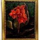 Contemporary Still Life With Red Flowers