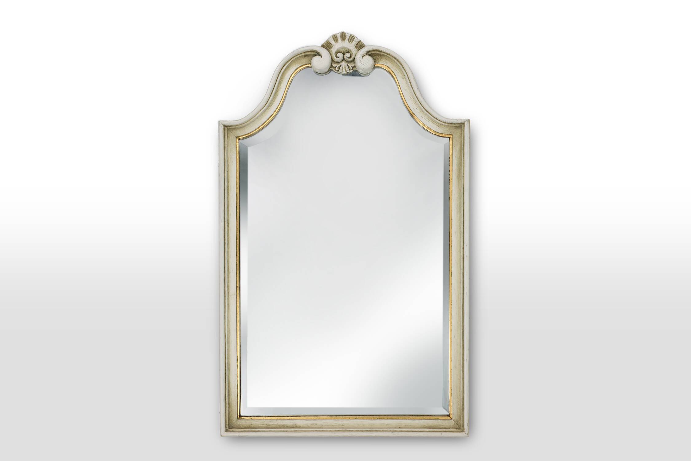 20th Century French beveled Louis XV style mirror