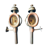 Old copper cab lanterns around 1900