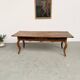 19th century walnut drapery table 2m1