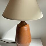 Vintage glazed stoneware lamp from Portugal.