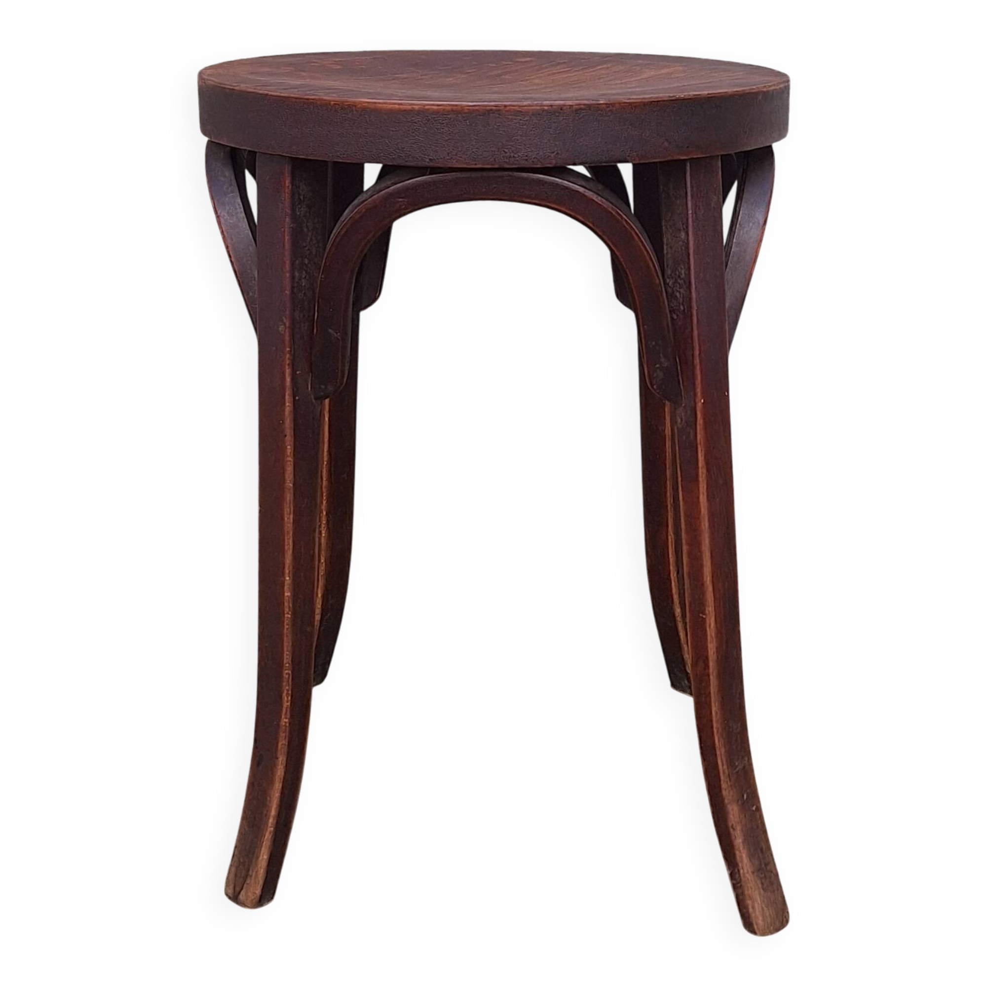 Tabouret en bois courbé Baumann