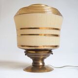 Antique glass lamp