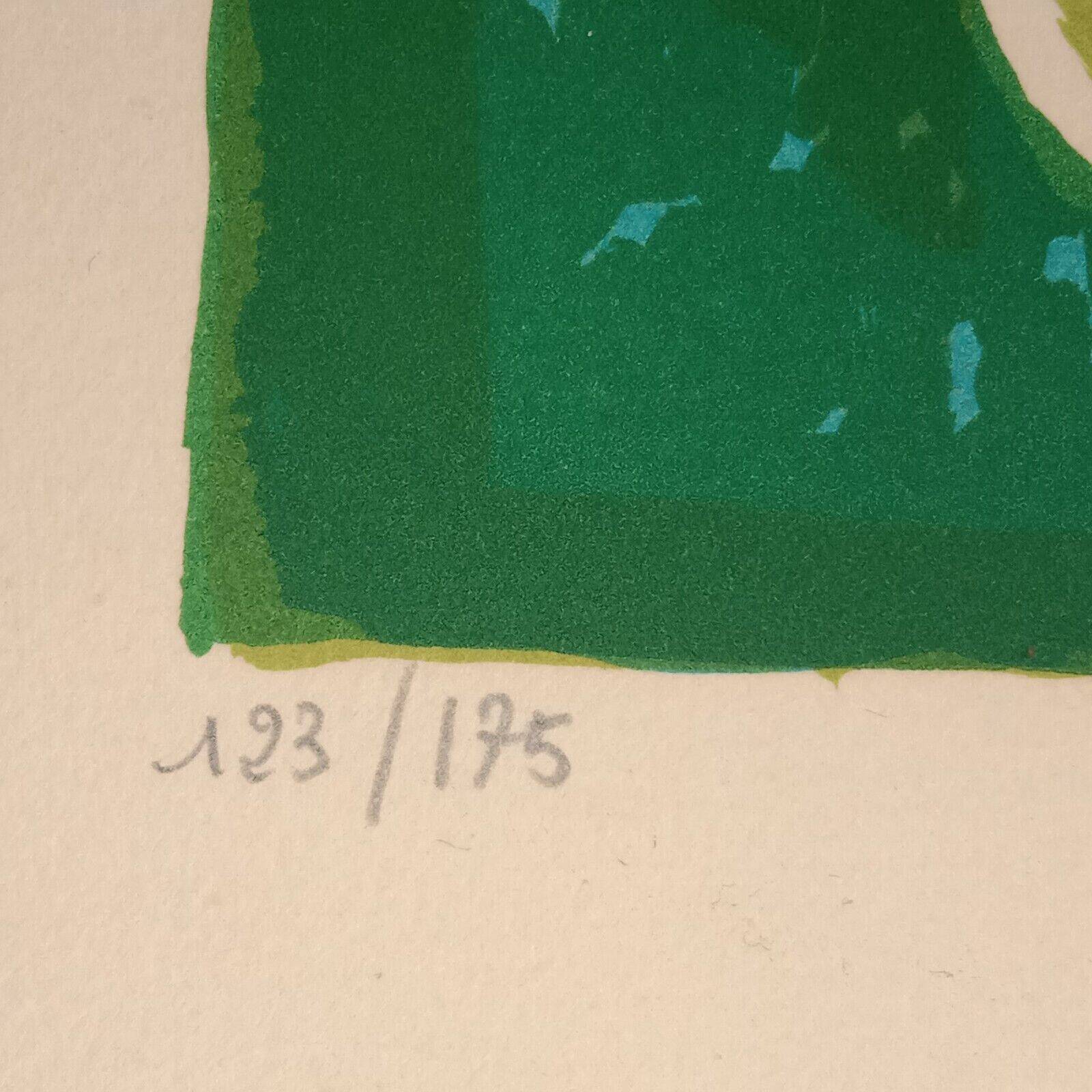 Bouquet by Michèle Van Hout, The Beautiful Lithograph No. 123/175, Signed