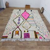 Azilal Berber rug in handmade wool 290 X 200 CM