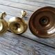 Lot of 3 brass candlesticks