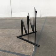 Postmodern vintage magazine rack by Markus Börgens for D-Tec, 1980s.