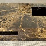 Table basse Laque de Chine - Pièce unique ébeniste Paris - années 80