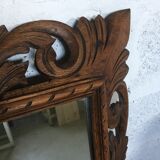 Vintage wooden mirror