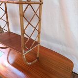 Rattan shelf