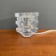 Glass table lamp by Peill & Putzler 1960s Ice cube series