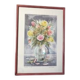 Summer bouquet / 53x38 cm Jean Yves Chavais / framed / under glass