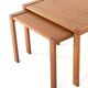 Ensemble de 2 tables gigognes - teck - design danois