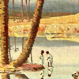 Pair of orientalist paintings signed Hager 1925